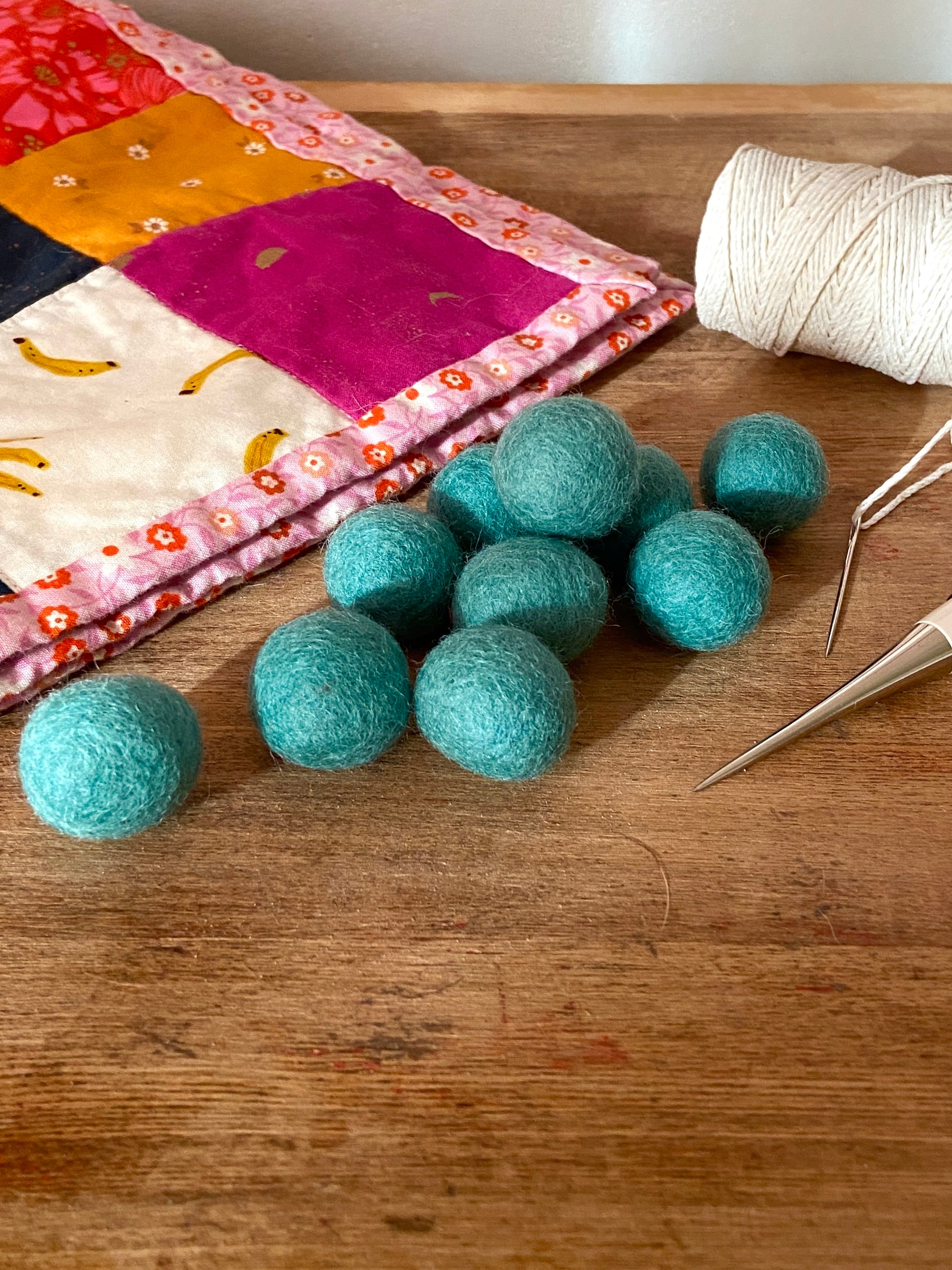 Wool Felt Balls - #26 Delphinium - Ten 1 Balls, 2.2cm – Fiddlehead Artisan  Supply