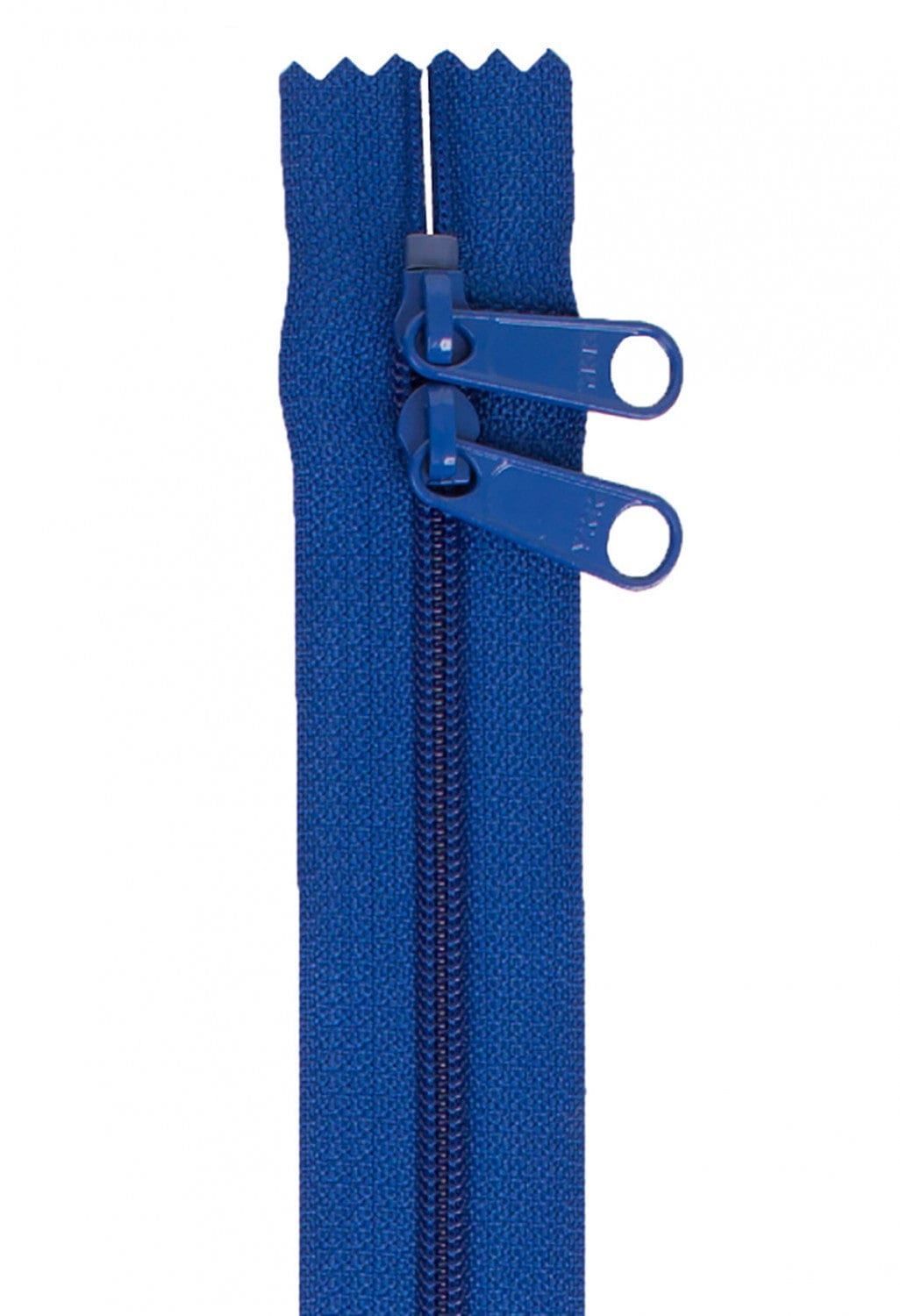 30" Double Slide Handbag Zipper in Blastoff Blue