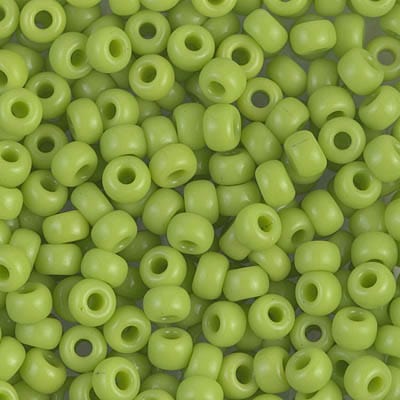 Default 6/0 - Miyuki Seed Beads - Opaque Solid - Chartreuse - 6-416