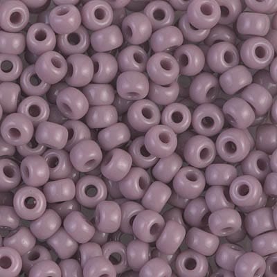 Default 6/0 - Miyuki Seed Beads - Opaque Solid - Mauve - 6-410