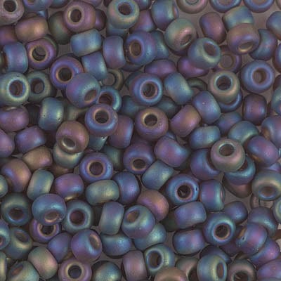 Default 6/0 - Miyuki Seed Beads - Transparent Matte AB - Root Beer - 6-135FR