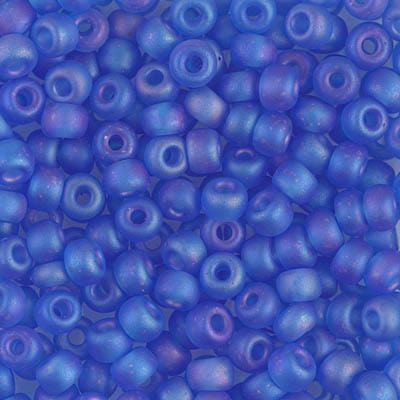 Default 6/0 - Miyuki Seed Beads - Transparent Matte AB - Sapphire - 6-150FR