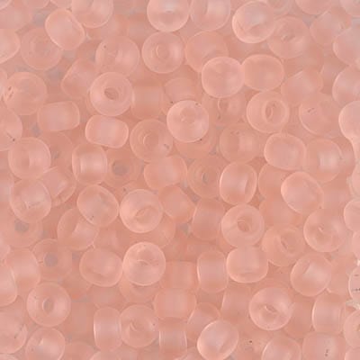 Default 6/0 - Miyuki Seed Beads - Transparent Matte Solid - Light Tea Rose - 6-155F