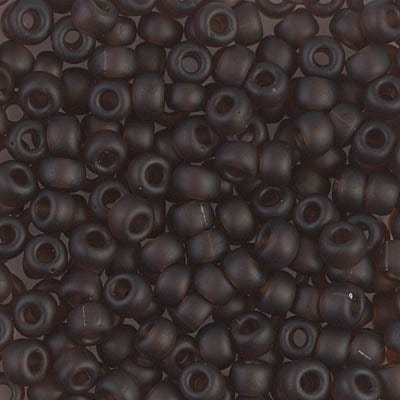 Default 6/0 - Miyuki Seed Beads - Transparent Matte Solid - Root Beer - 6-135F