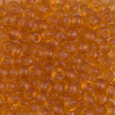 Default 6/0 - Miyuki Seed Beads - Transparent Matte Solid - Topaz - 6-133F