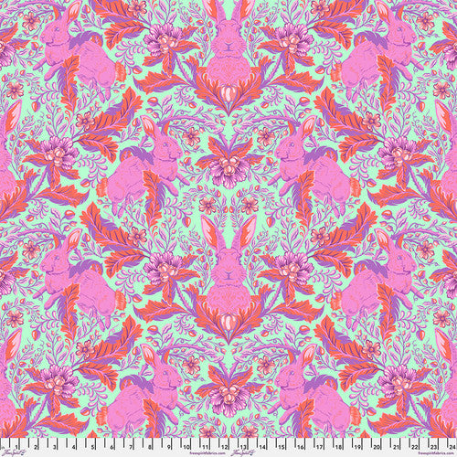 Hoppy Go Lucky in Blossom - Full Moon Forest II - Tula Pink