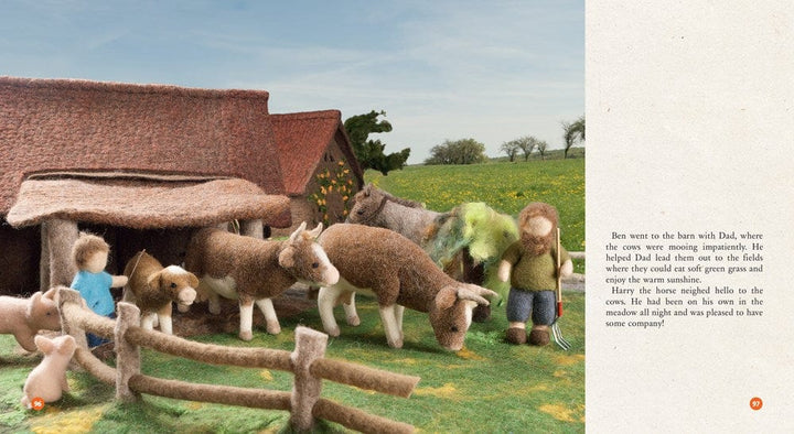 A Felt Farm by Rotraud Reinhard