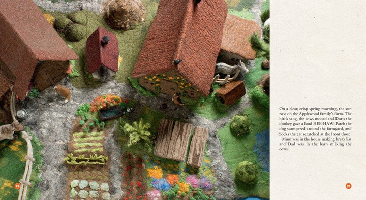 A Felt Farm by Rotraud Reinhard