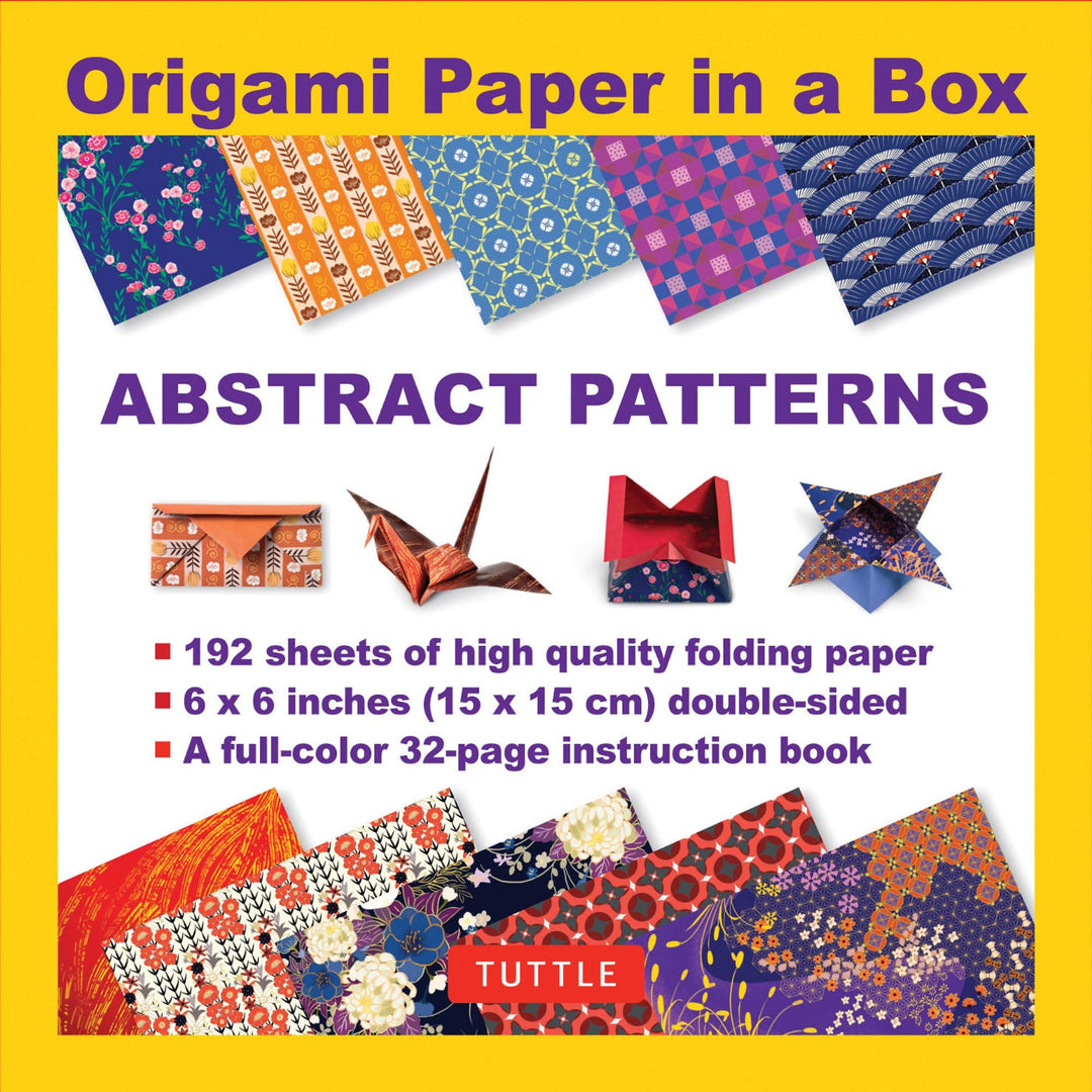 Default Abstract Pattern Origami Paper in a Box - 6" Square - 192 Sheets
