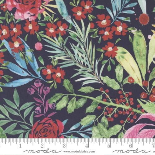 All the Trimmings in Midnight - Comfort and Joy - MODA