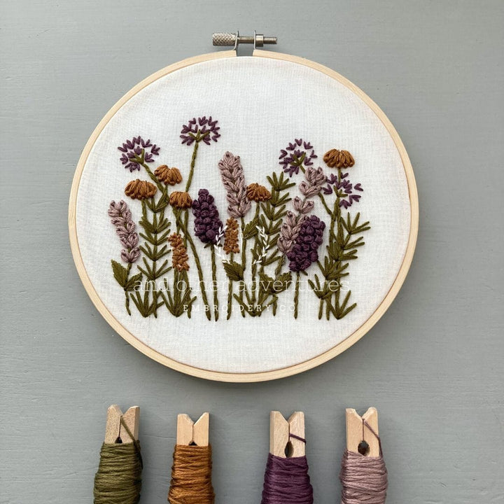 Default And Other Adv. Embroidery Kit Meadow Plum