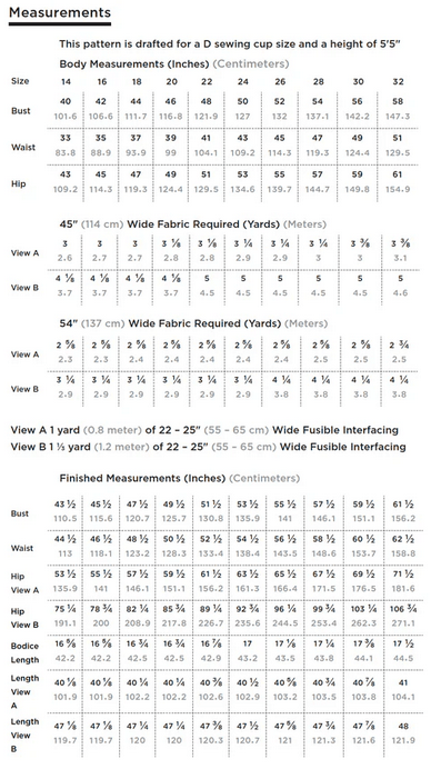 Default Austin Dress - Grainline Studio - Sizes 14-32