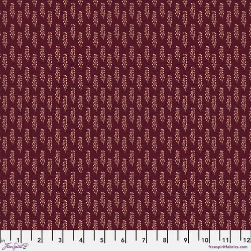 Autumn Twigs in Garnet - Autumn Friends - Mia Charro
