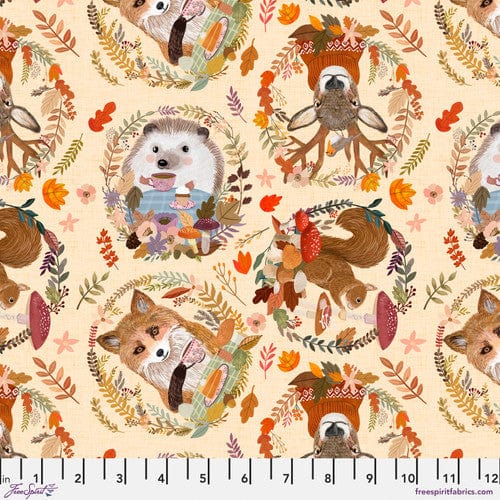 Autumn Wreaths in Cream - Autumn Friends - Mia Charro