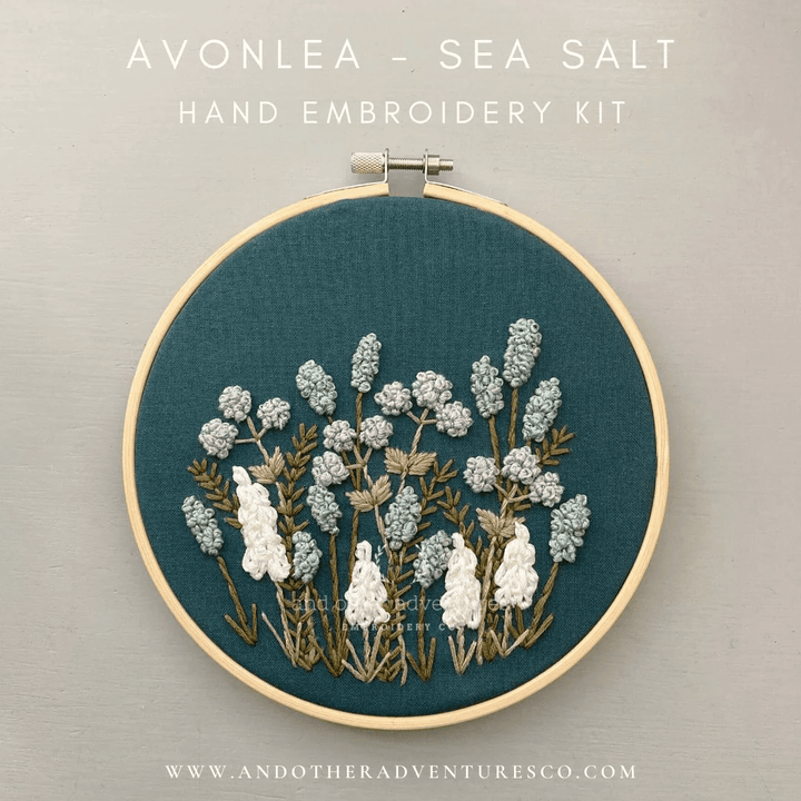 Avonlea in Sea Salt Embroidery Kit - And Other Adventures