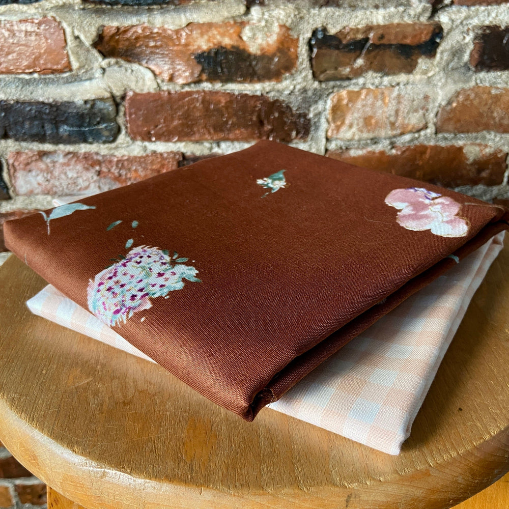 Default Baby Blanket Kit - New Morning C + Pale Pink Gingham (Lingerie)