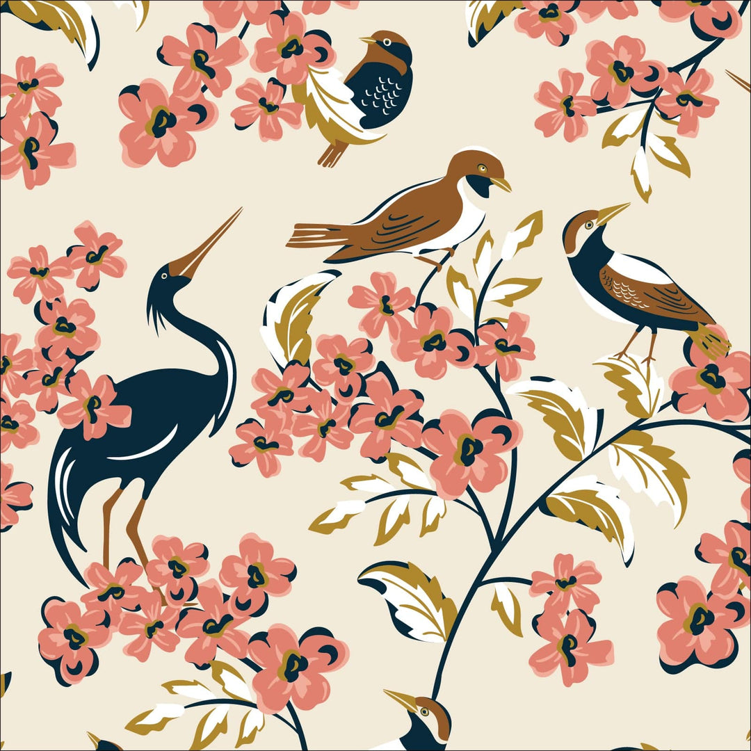 Default Bird Watching on Cream - Enchanted - CLOUD 9