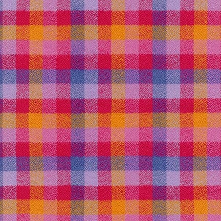 Default Block Plaid in Lupine - Mammoth Junior Flannel