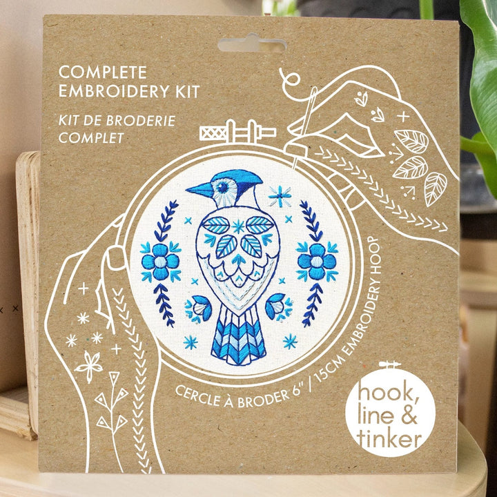 Default Blue Jay - Hook, Line & Tinker Embroidery Kit