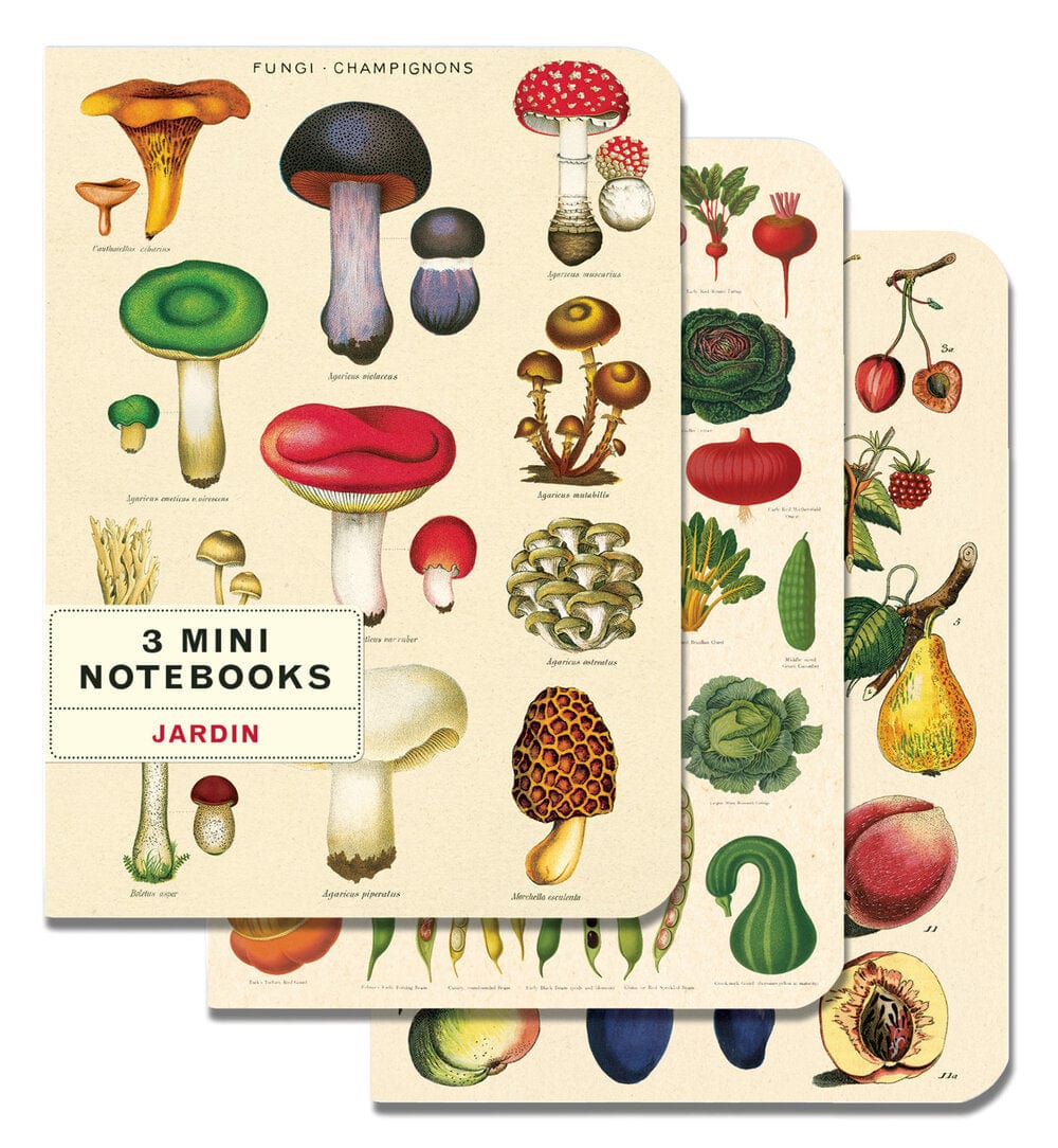 Default Cavallini & Co Mini Notebook Le Jardin 3 pack