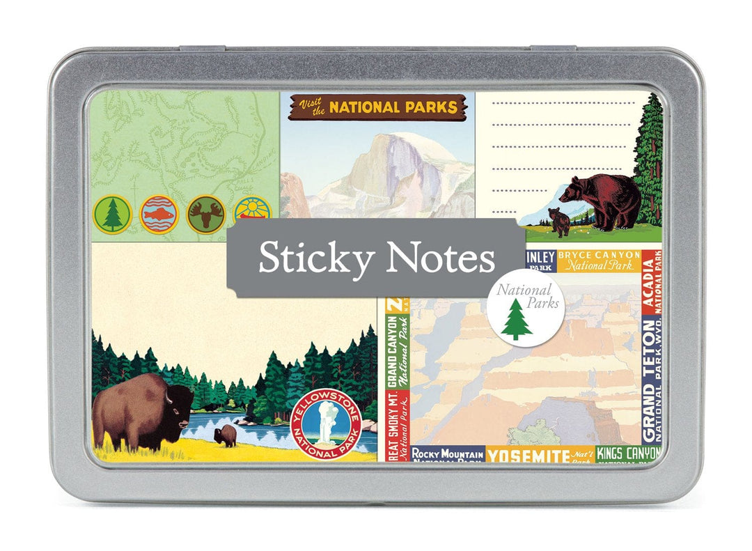 Default Cavallini & Co. Sticky Notes in Tin - National Parks