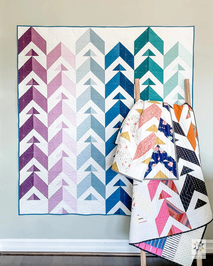 Default Chevron Points Quilt Pattern - Running Stitch Quilts