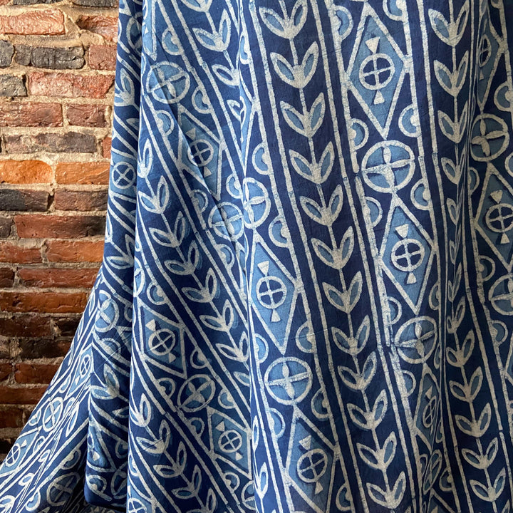 Default Cottage Garden - Indigo Dabu Blockprint from India