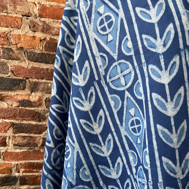 Default Cottage Garden - Indigo Dabu Blockprint from India