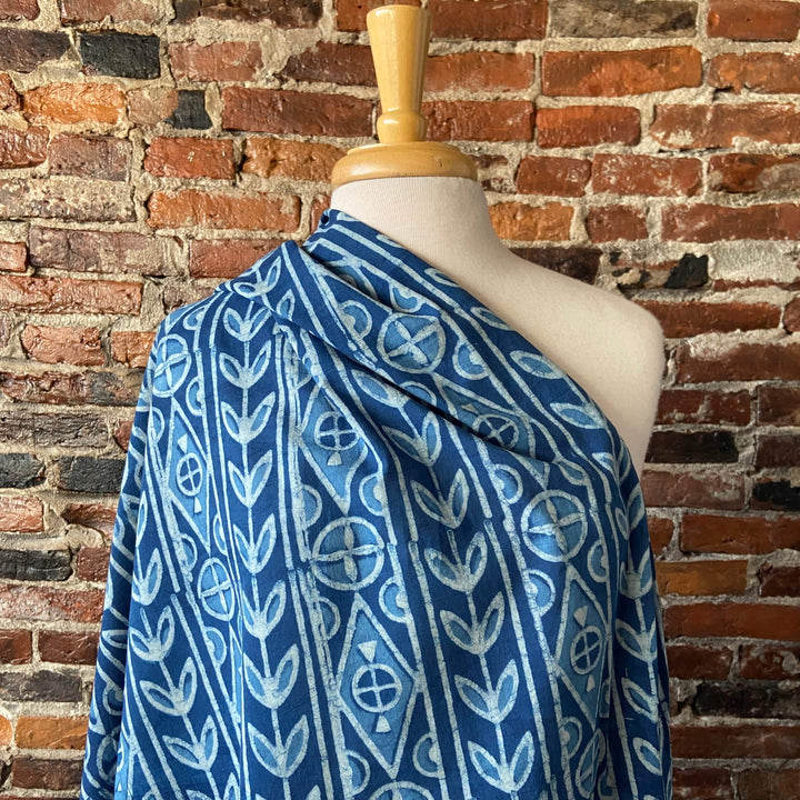 Default Cottage Garden - Indigo Dabu Blockprint from India