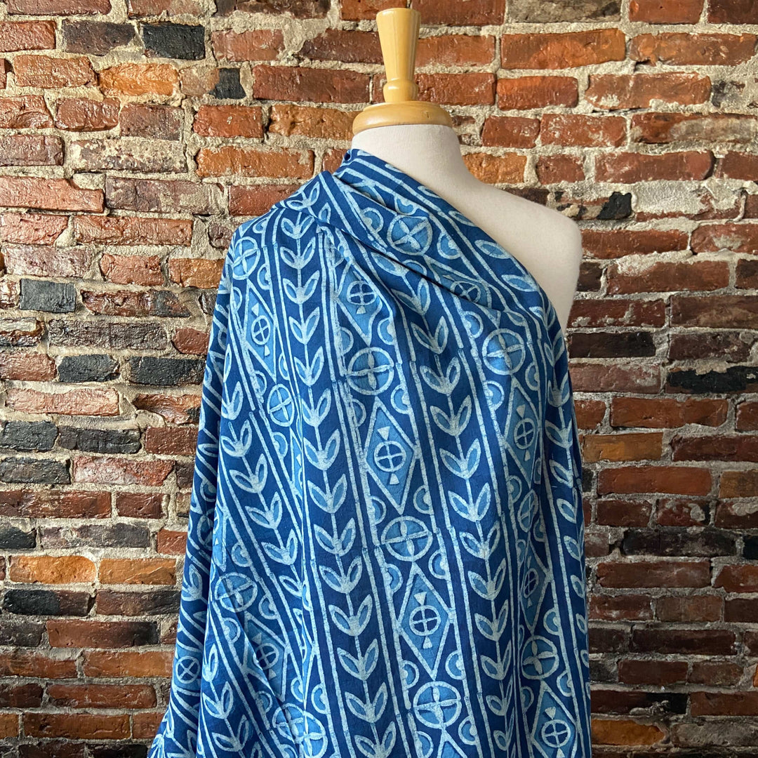 Default Cottage Garden - Indigo Dabu Blockprint from India