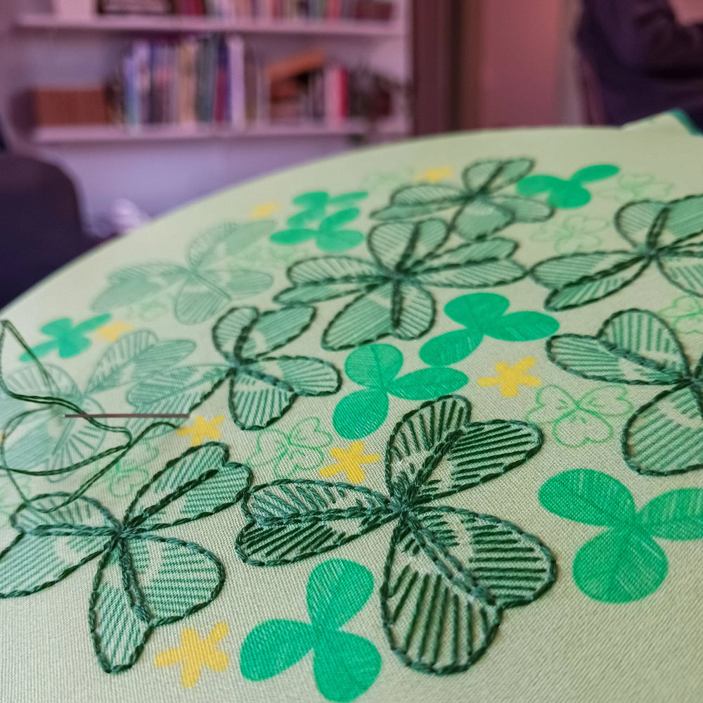 Default Cozyblue DIY Embroidery Kit  Lucky Day