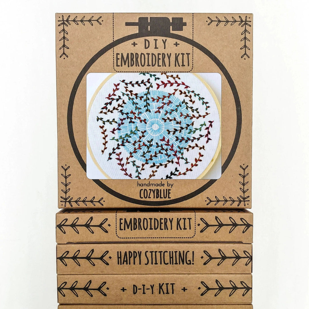Default Cozyblue DIY Embroidery Kit  Sky Song