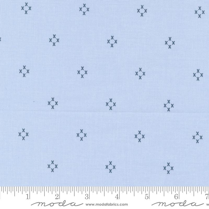 Default Cross My Heart in Dappled Blue - Seaglass Summer