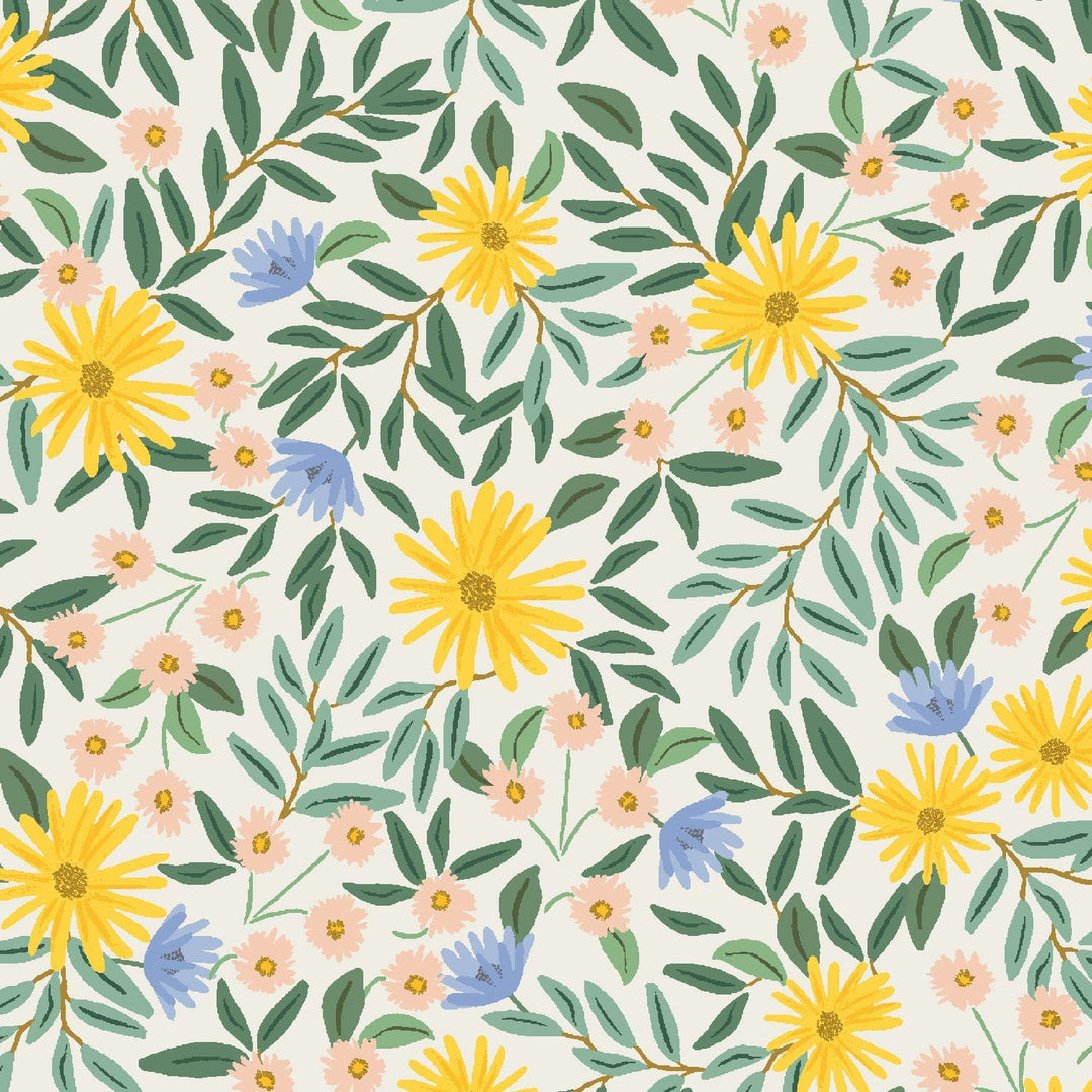 Default Daisy Fields in Cream - CANVAS - Rifle Paper Co.