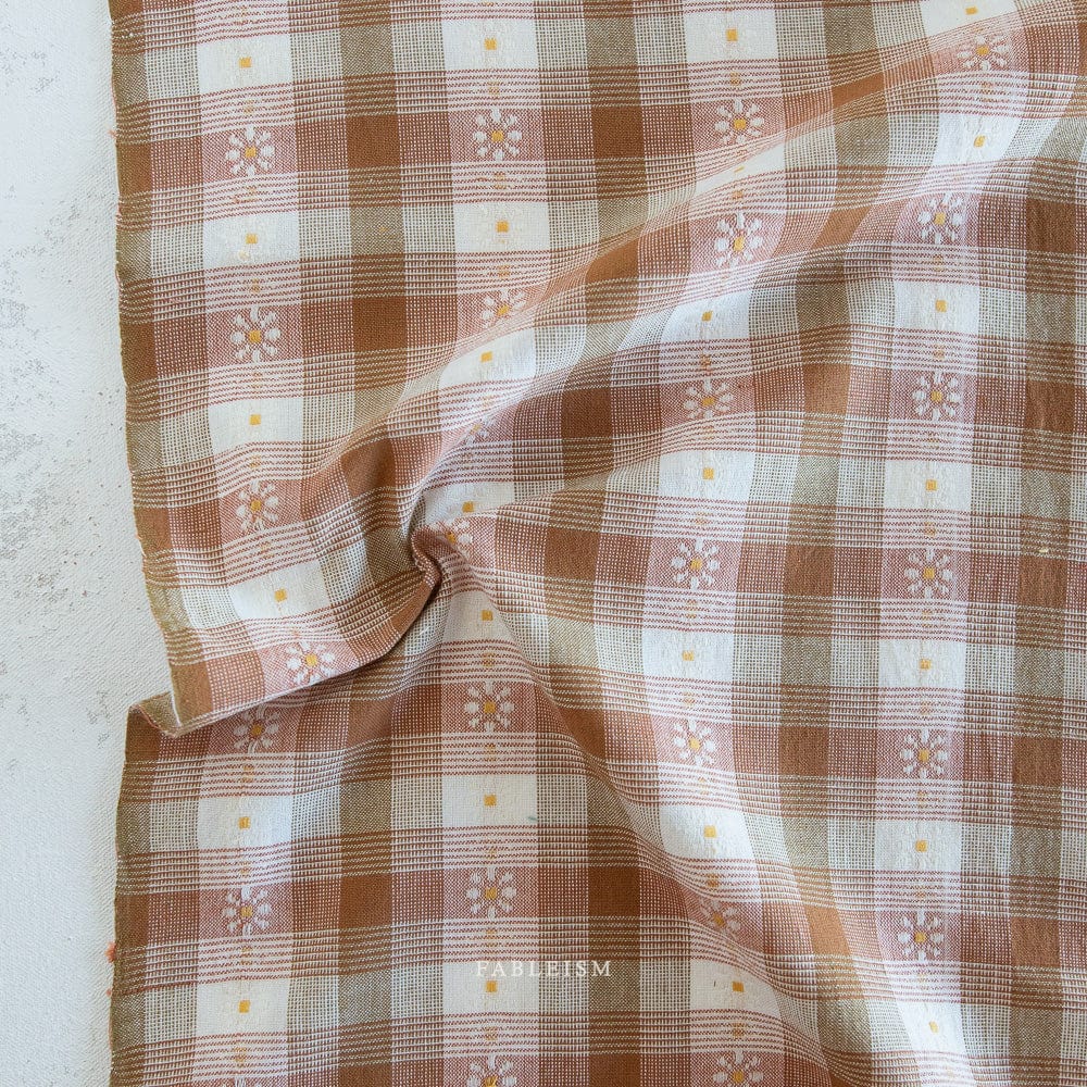 Default Daisy Plaid in Rose Gold - Golden Hour - Fableism