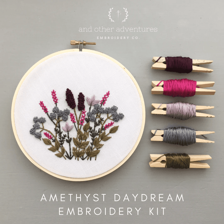 Daydream in Amethyst Embroidery Kit - And Other Adventures