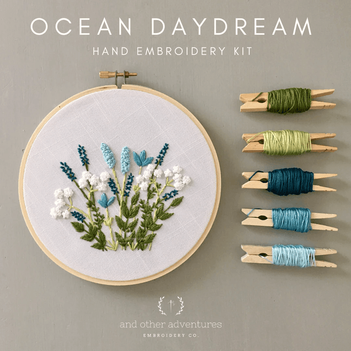 Daydream in Ocean Embroidery Kit - And Other Adventures