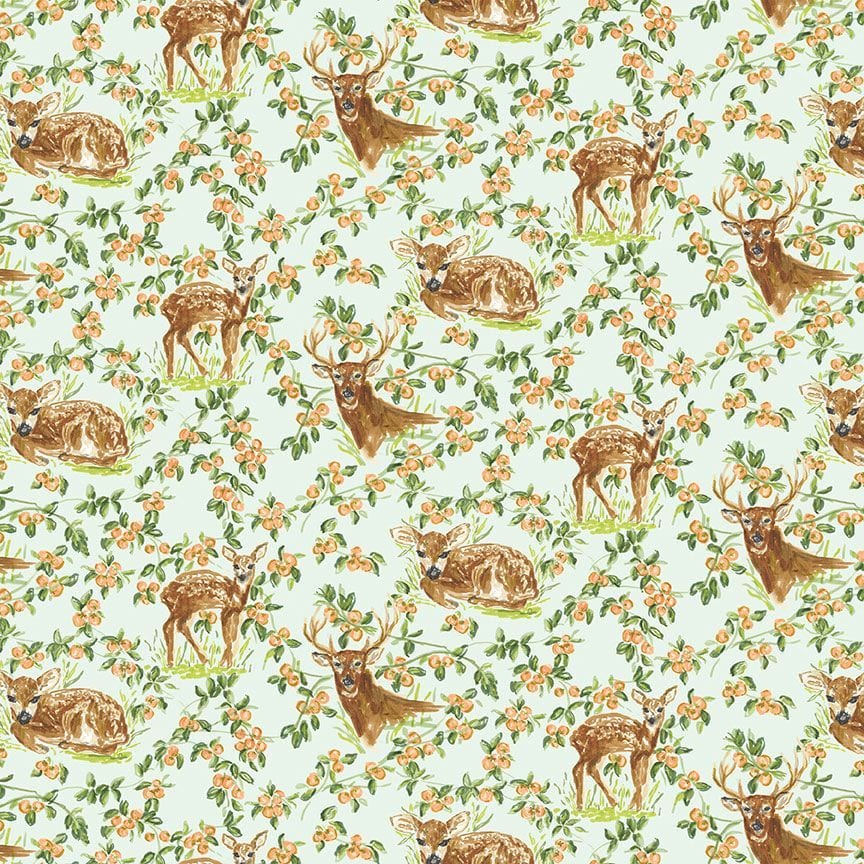 Deer & Persimmon in Multi - Wildwood - Dear Stella