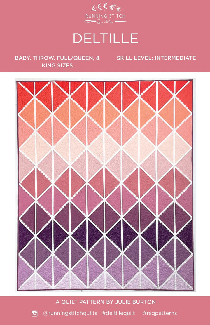 Deltille Quilt Pattern - Running Stitch Quilts