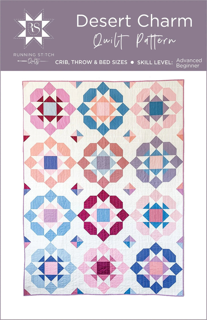 Desert Charm Quilt Pattern - Running Stitch Quilts