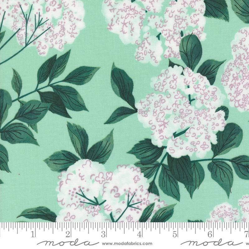 Default Elderberry Blossoms in Seafoam - Love Letter - Lizzy House