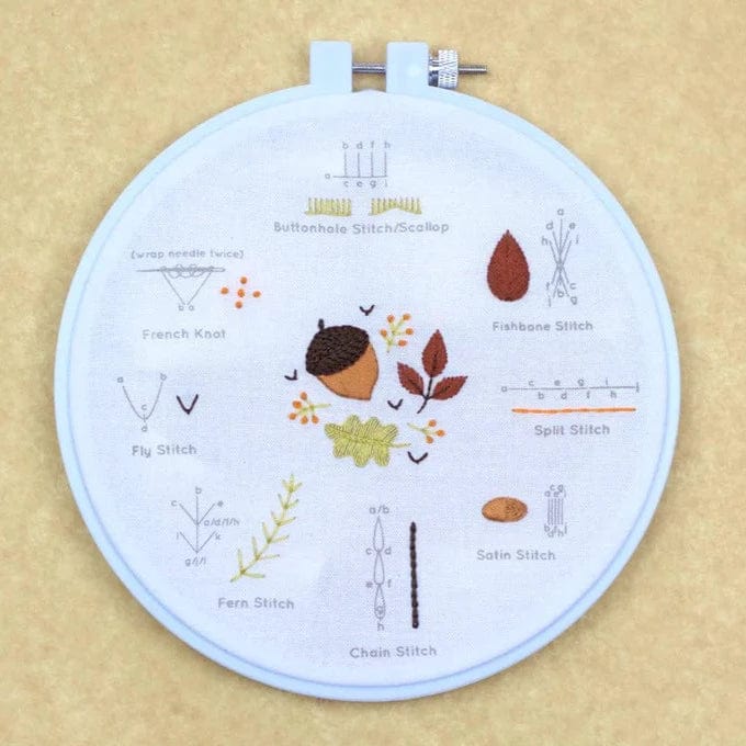 Embroidery Sampler ~ Autumn