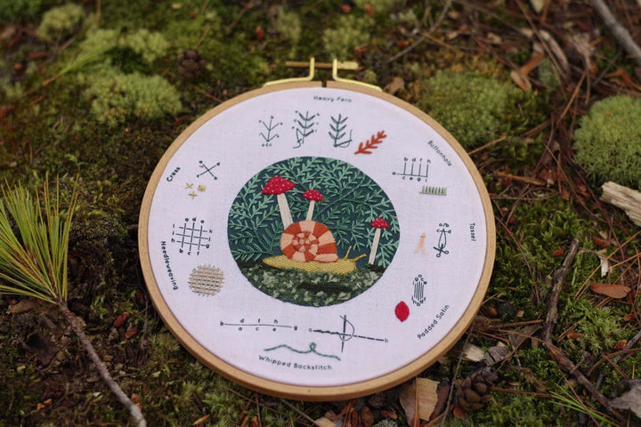 Embroidery Sampler ~ Forest Floor