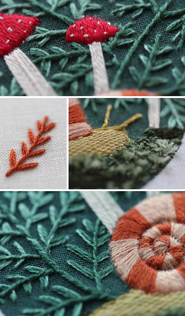 Embroidery Sampler ~ Forest Floor