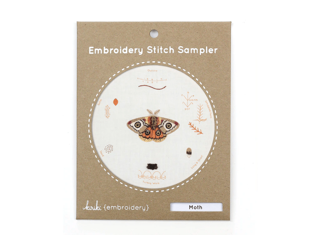 Embroidery Sampler ~ Moth
