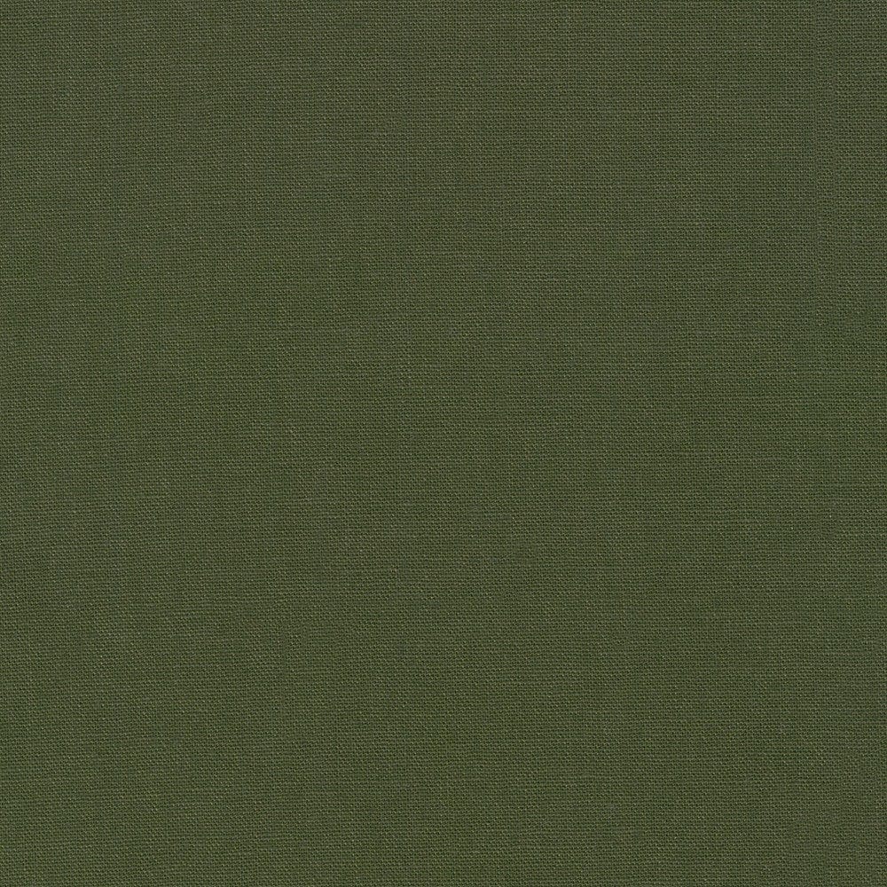 Essex Linen Cotton Blend Solid in Army