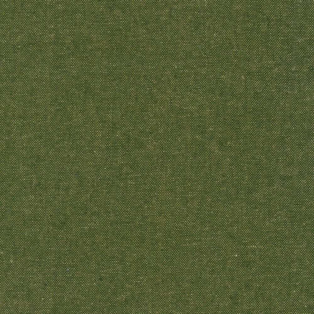 Essex Yarn Dyed Linen Cotton Blend in Army