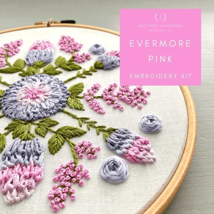 Evermore in Pink Embroidery Kit - And Other Adventures