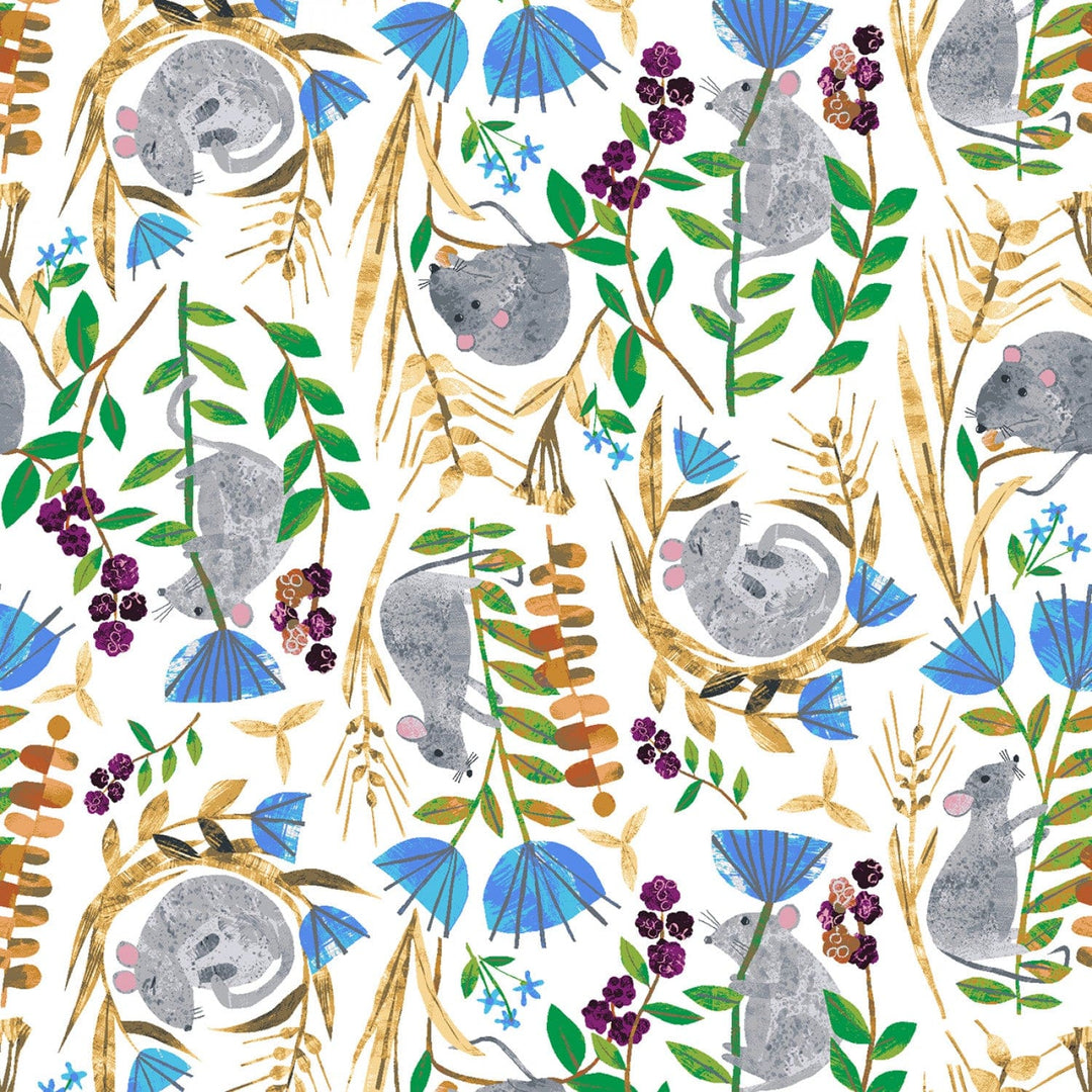 Default Field Mice on Gray - Summer Splash