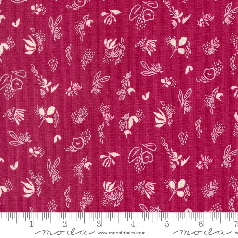 Default Floral Sprinkles in Pomegranate - Things Above - Fancy That Design House